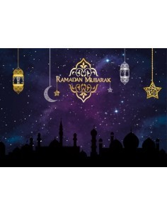 Napperons - Ramadan violet...