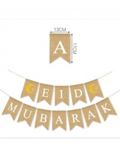 Bunting - Jutes - Eid Mubarak