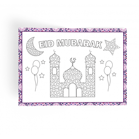 Placemats Eid mubarak Mozaiek (6pk)