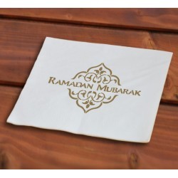Ramadan napkins gold (40 pcs)