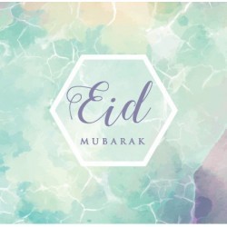 Greeting Card Eid Watercolor